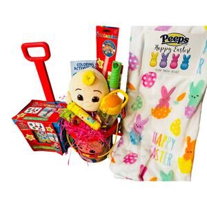 Cocomelon gift bundle, Squishmallow, coloring book and crayons ,bubble wand